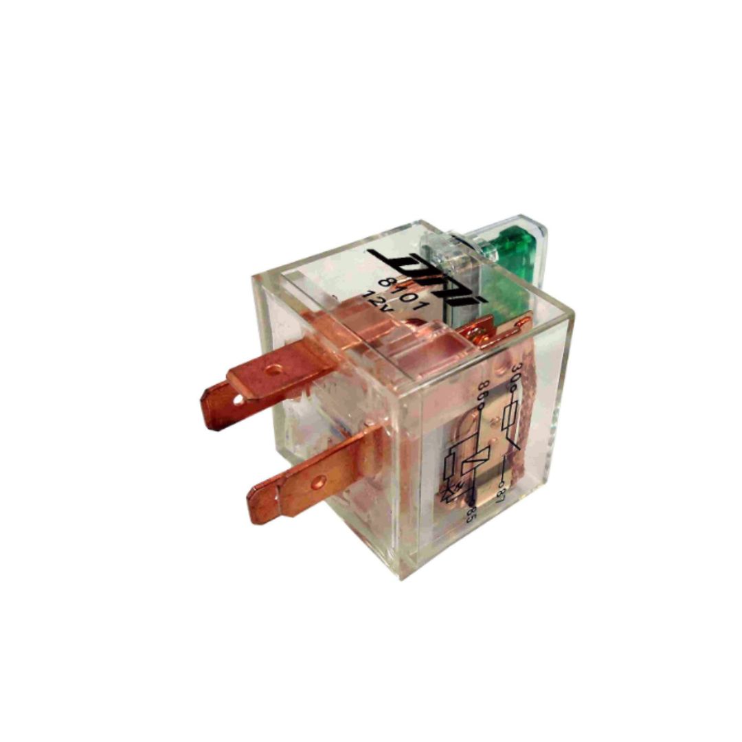 Relé Aux 4 Terminais 12V 40A S Suporte 185712