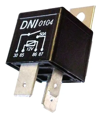 Relé Aux 4 Terminais 12V 50A S Suporte 185716