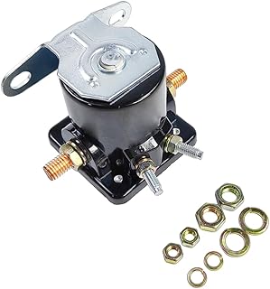 Relé Partida 12V Com 4 Terminais Ss581 | Compatível Com Jeep, Lincoln, Mercury, Ford, Bobcat, Perkins, Johnson, New Holland, Volvo, Penta E Evinrude | Código Oe: Ss581T B-6A-11450A C6Af C7Af