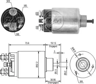 Relé PG260 12V 358312 PG260, 358312