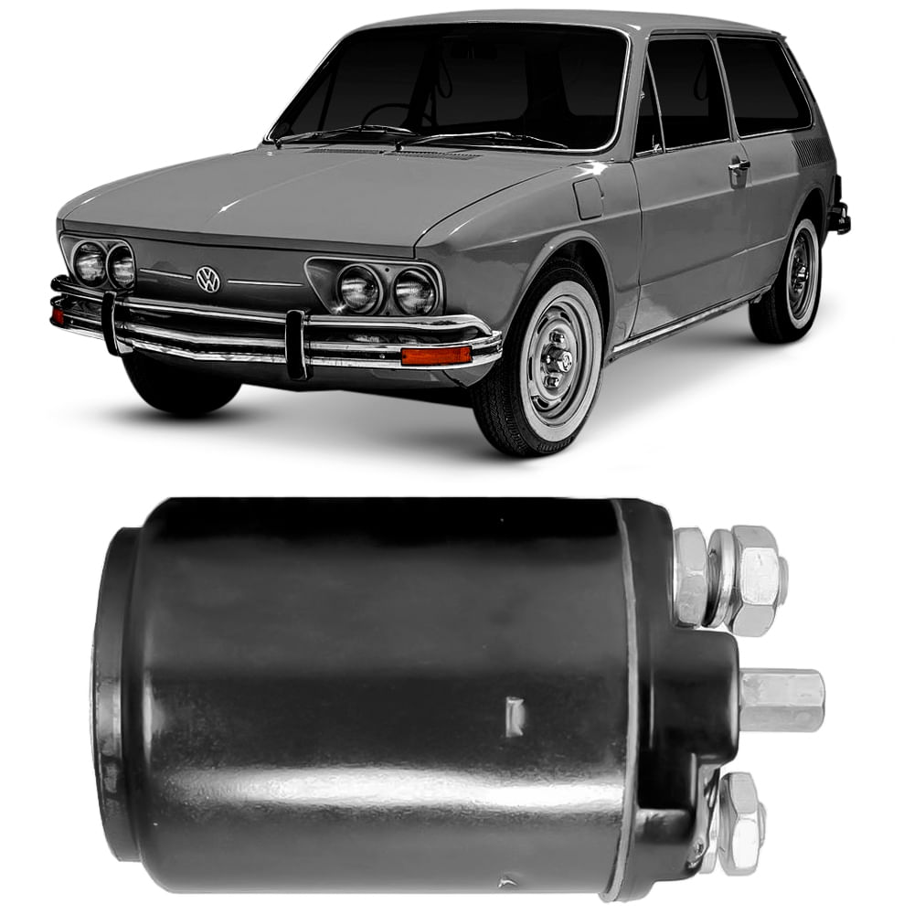 Relé Solenoide Partida 12V VW Brasilia Kombi 73 85 Zm 512