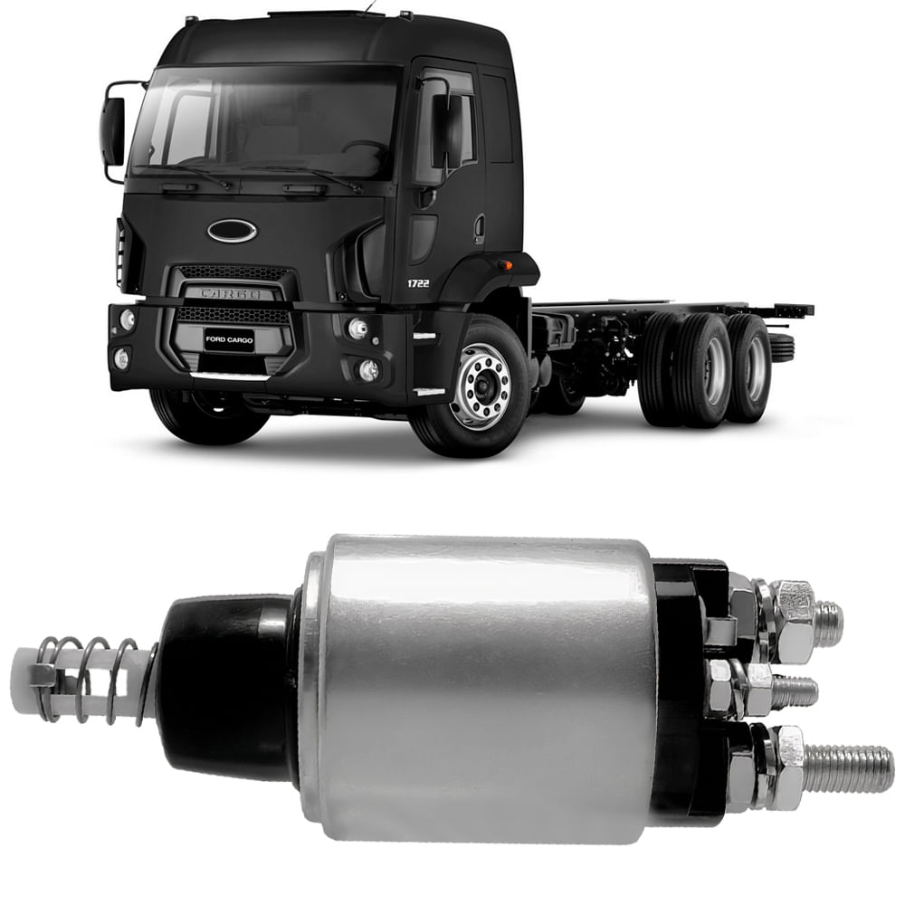Relé Solenoide Partida 24V Ford 1722 1723 2422 2011 2016 Zm 3536