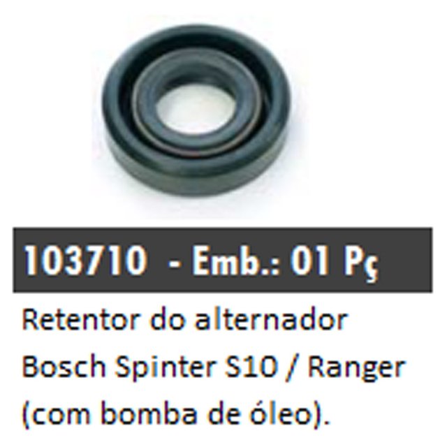 Retentor Alternador Blazer S10 Ranger 95 2005 Bosch 9491330207