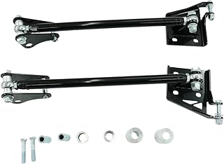 Barras de amarração de tração compatíveis com Chevrolet S10 e Chevy Blazer 1983-2004, compatíveis com GMC Sonoma & S15 1983-2004 barra de tração resistente aço revestido a pó preto