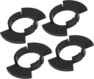 A ABSOPRO Suporte de retentor de lâmpada base adaptador de farol LED H1 para Honda Civic 1980-2018 preto 4 peças