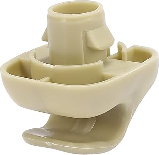 X AUTOHAUX Retentor de suporte de gancho para viseira de sol de plástico bege 88217S04003ZA para Honda Accord 1998-2003 para Honda Civic 1996-2008 para Honda Civic 2003-2011