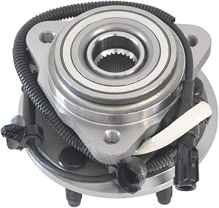 (4WD APENAS) Conjunto de rolamento e cubo de roda dianteira Driverester 515013 para Ford Ranger 2000 01 2002, 2000-2002 Mazda B3000(5 alças com ABS)