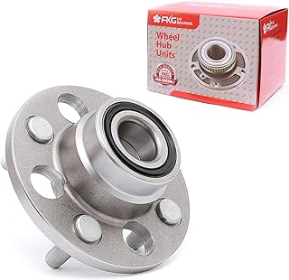 Conjunto de cubo de rolamento de roda traseira FKG 513035 para Honda Civic 1985-1991 1992-2000 Honda Civic (traseira DRUM), 1988-1991 Honda CRX, 1997-2000 Acura EL, 1986-1987 Honda Wagovan, 4 Lugs