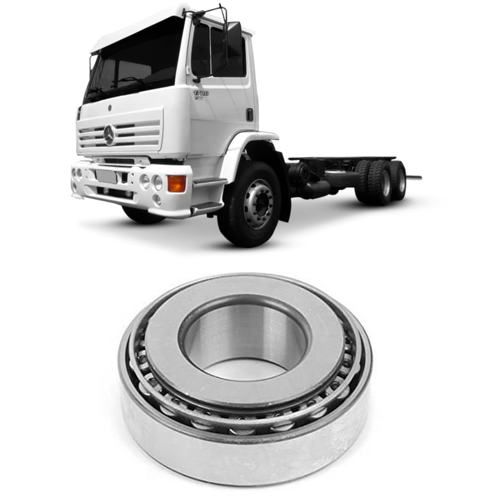 Rolamento Roda Mercedes-Benz 1720 97 2005 Dianteiro Traseiro Interno Skf