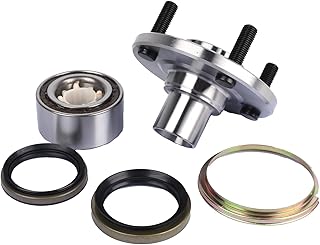 Autoround Conjunto de rolamento e cubo da roda dianteira 518507 adequado para Chevy Prizm 1998-2002, Geo Prizm 1993-1997, Toyota Corolla 1988-2002, 4-Lug Non-ABS