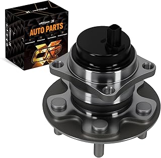 maXpeedingrods Conjunto de rolamento e cubo de roda traseira 512403 para Pontiac Vibe 2009-2010, para Toyota Corolla 2009-2019, para Toyota Matrix 2009-2014 1,8L com ABS